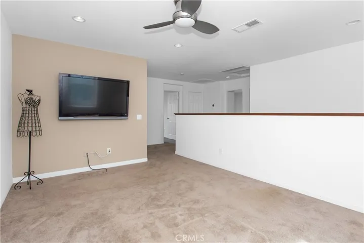 Loft area - tv staying with house