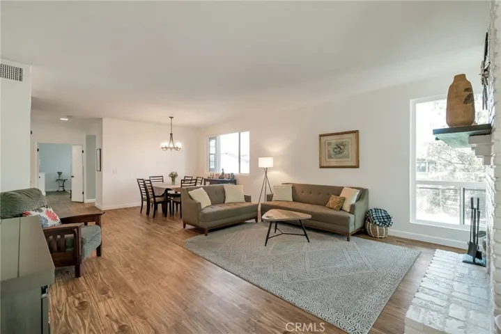 Large open floor plan with beautiful natural light
