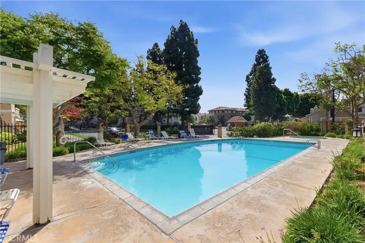 Pool and spa in the center of the complex