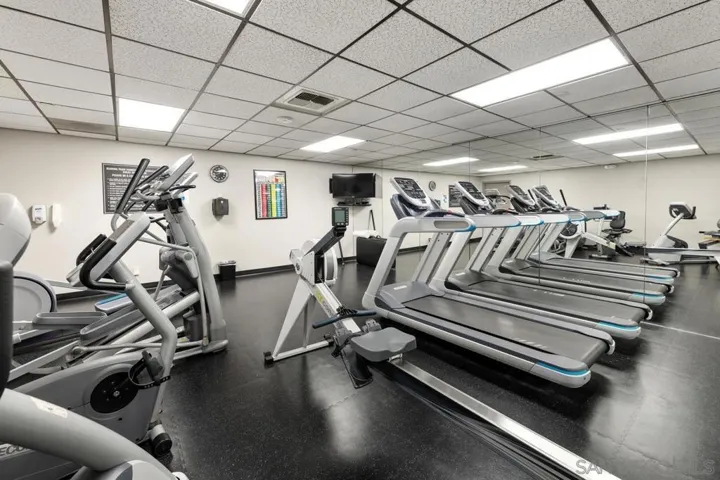 2nd gym and stretching room.