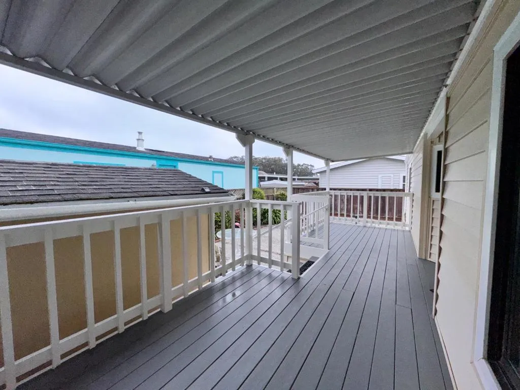 Sunset deck - great for parties and for the rainy days