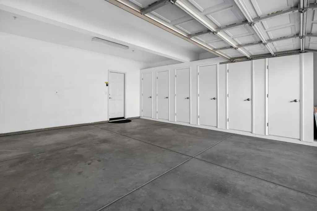 BUILT IN GARAGE STORAGE