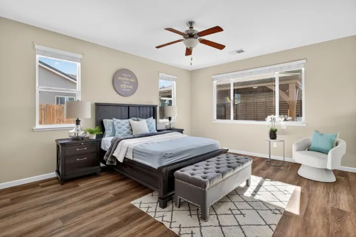downstairs MASTER SUITE