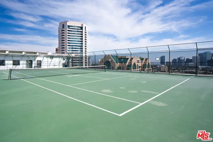 Tennis Court 3 on the roof