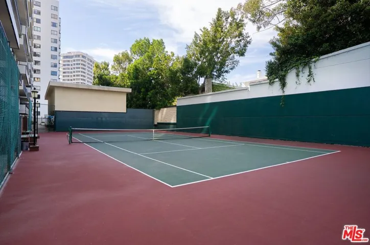 Tennis court 1 on lower deck