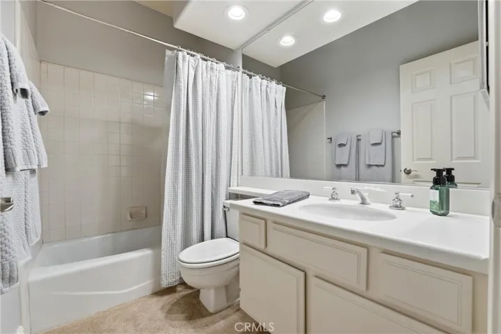 Shower In Tub, Bathroom Right Outside The Guest Bedroom