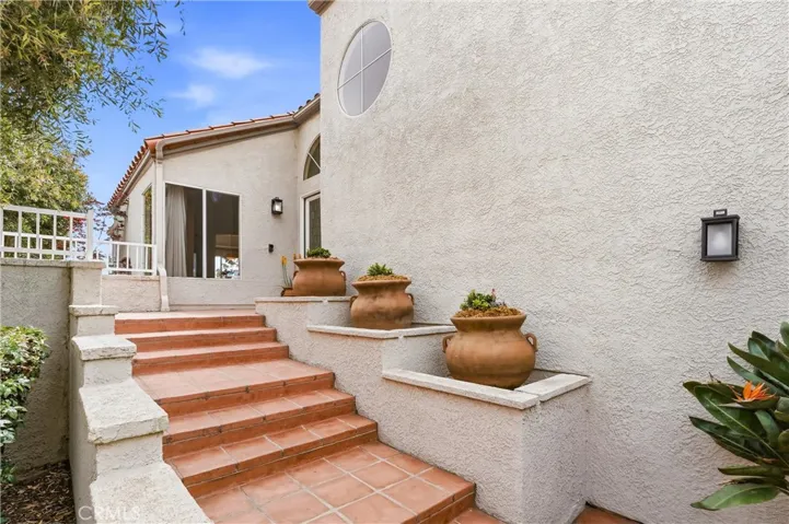 Tiled Steps Lead To
The Front Door