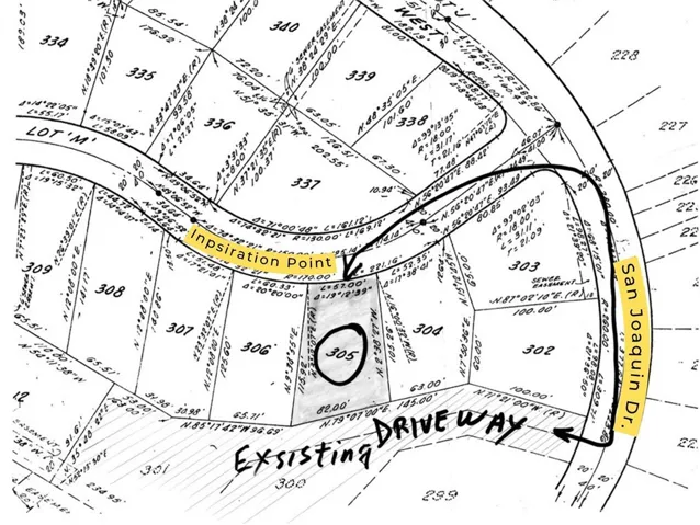 County Map showing lot