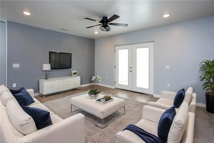 Virtual staging ADU Living room