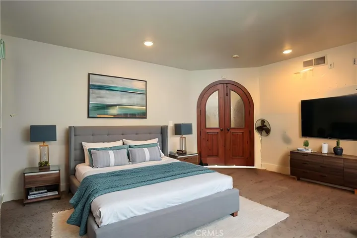 Virtual staging primary bedroom