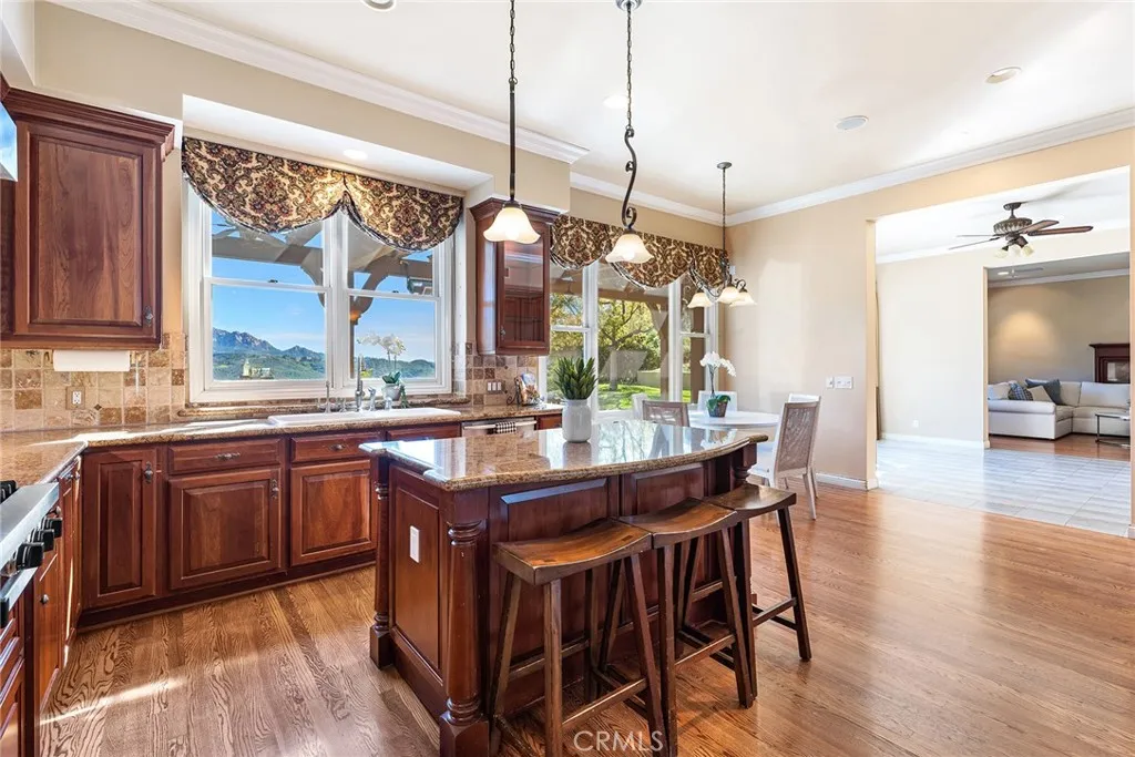 Kitchen Open to Family Room