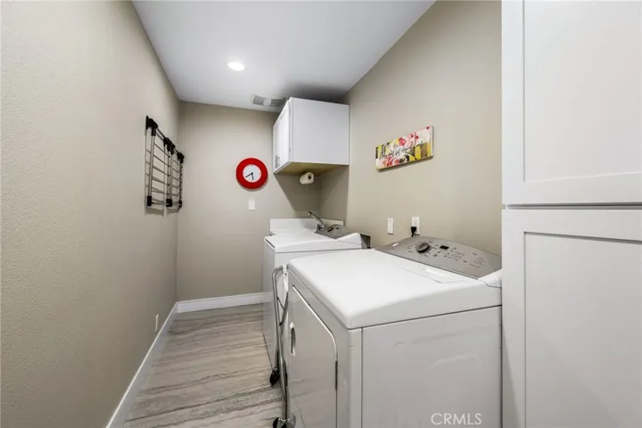 Laundry room entrance into home from garage