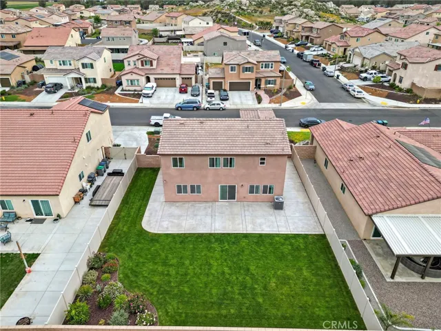 Digitally enhanced image depicting a potential backyard design.