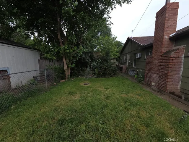 South side yard of house.