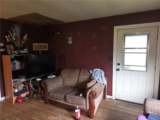 Front entry into living room.
