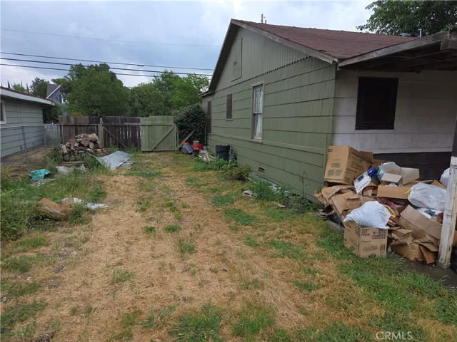 North side of house.