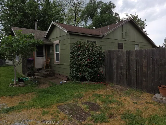 North and West view of house.