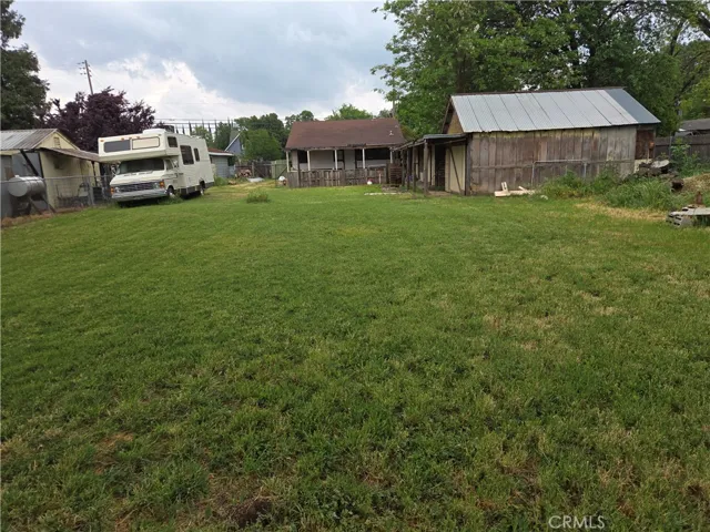 View of back yard looking East.