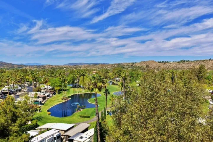 Aerial North of lot