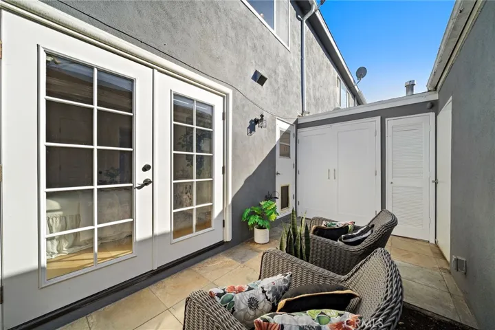 Private patio