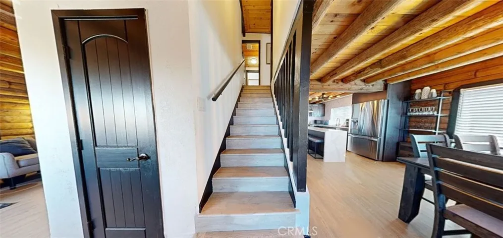 View of the stairs going up to the 2nd level bedrooms