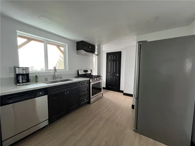Kitchen with large pantry
