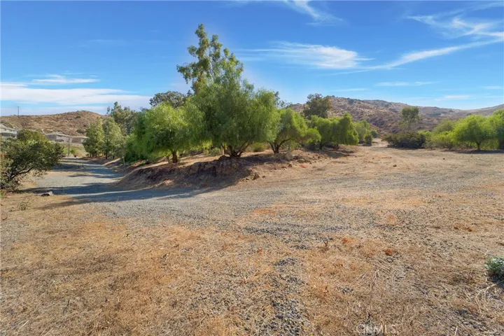 Lower area of parcel.