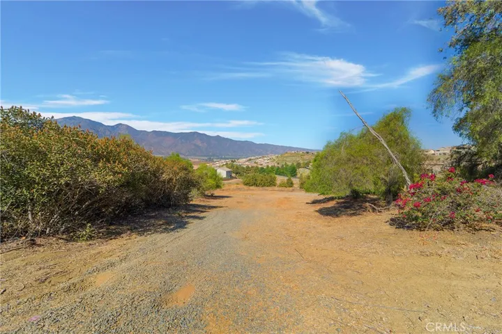 Lower area of parcel.
