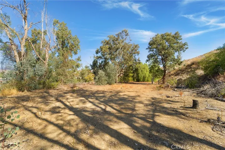Lower area of parcel.