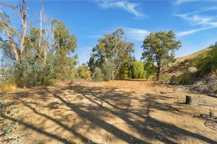 Lower area of parcel.