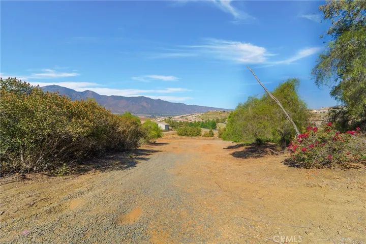 Lower area of parcel.