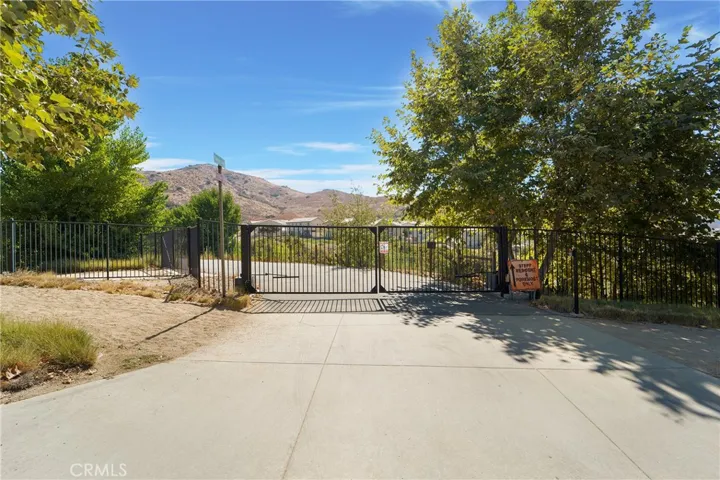 Gated entrance off Terramor Road.