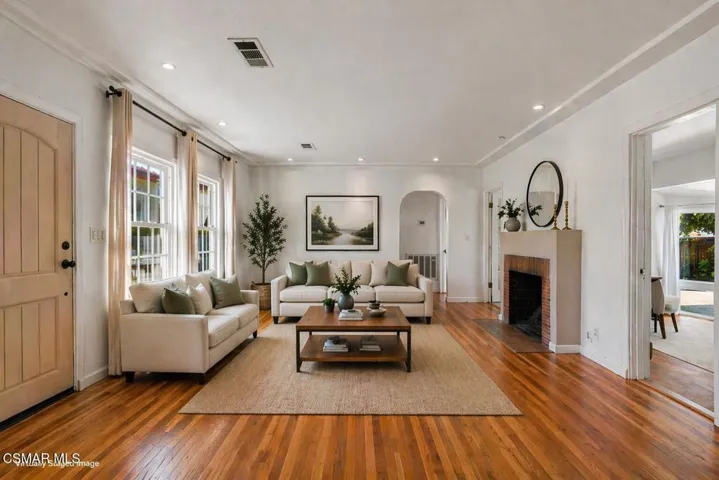 Virtually Staged Living Room