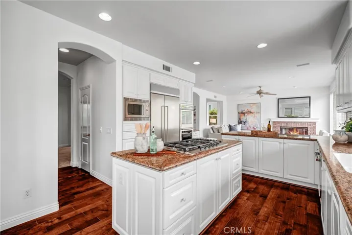 Entrance to coffee/wine bar and huge walk in pantry