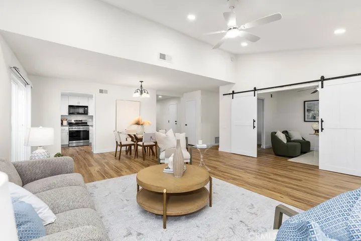 Third bedroom/office is just off the main family room.