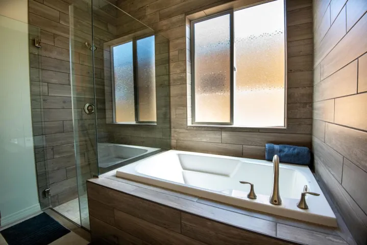 8. Master Bath tub & Shower