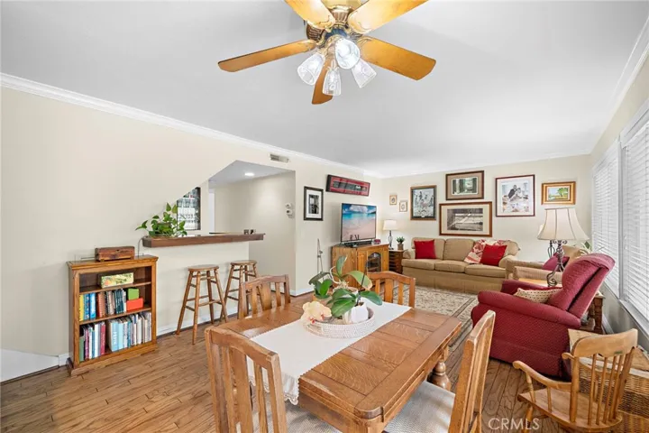 Kitchen all open to an inviting family room