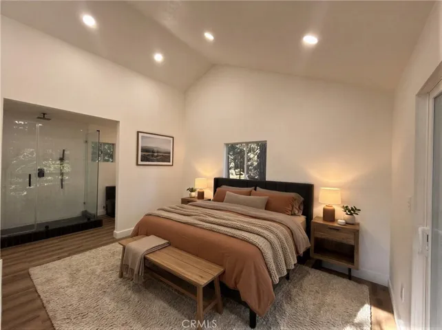 Upstairs Bedroom Staged with Ai Software