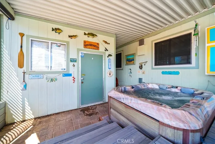 Entrance into the "Man Cave and the Jacuzzi Spa