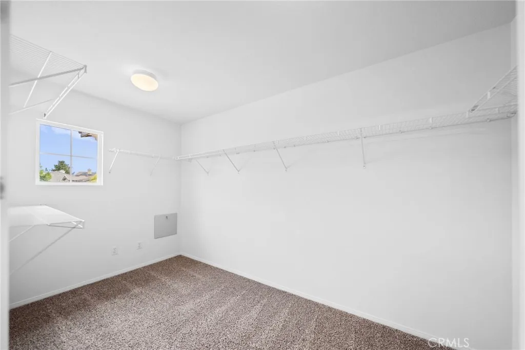 Primary closet