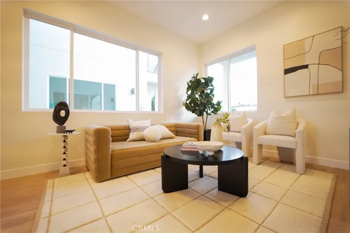 Staged before tenant moved in