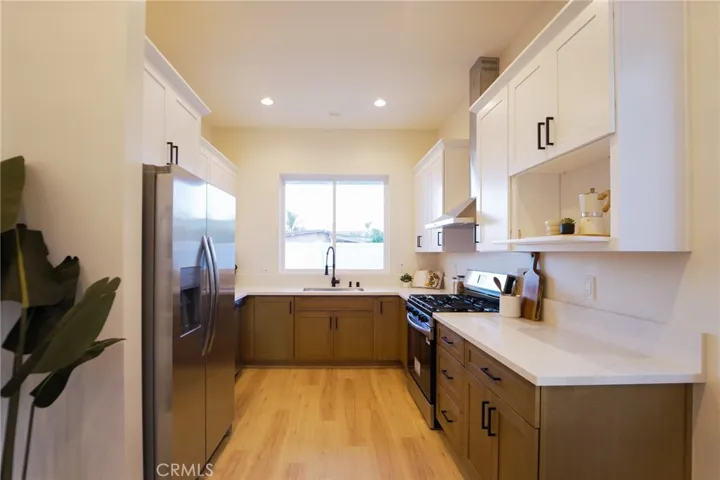 Staged before tenant moved in