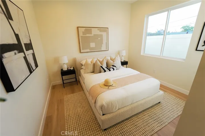 Staged before tenant moved in