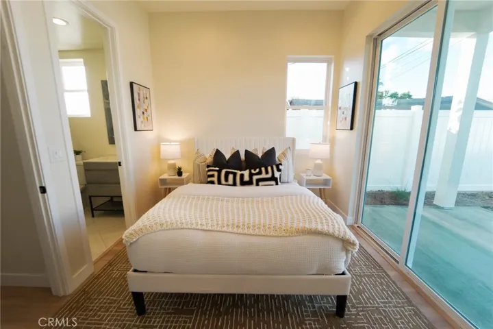 Staged before tenant moved in