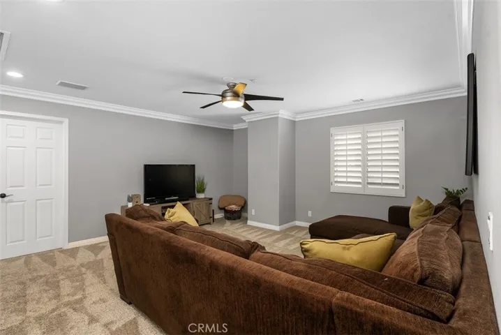 Upstairs loft or enclose for 4th bedroom.