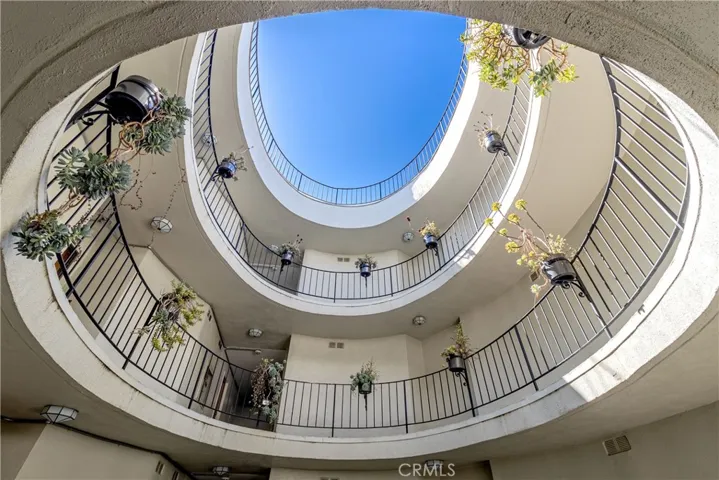Light-filled interior courtyard