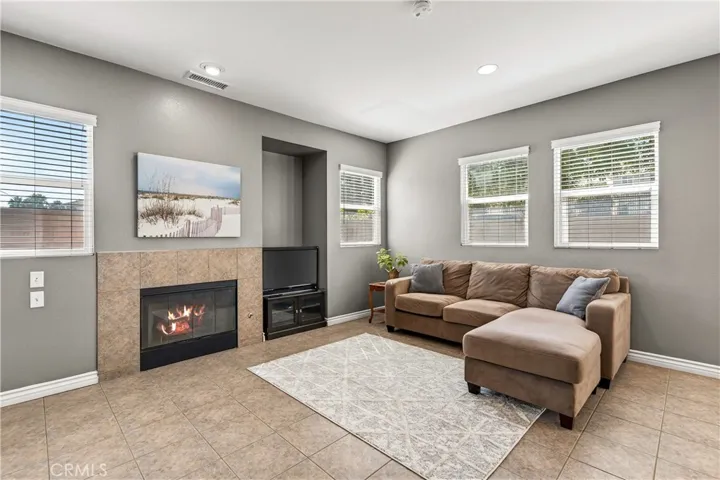 Cozy fireplace in Living Room
photo digitally enhanced
