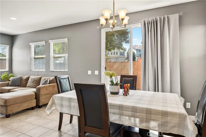 Dining Room with access to back yard
photo digitally enhanced