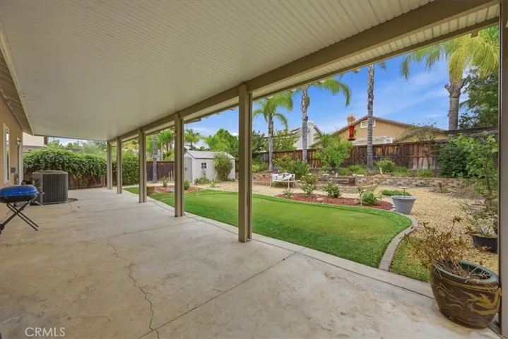 Extensive Covered Patio