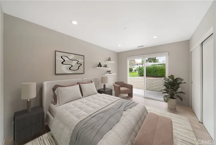 Virtually staged bedroom 2